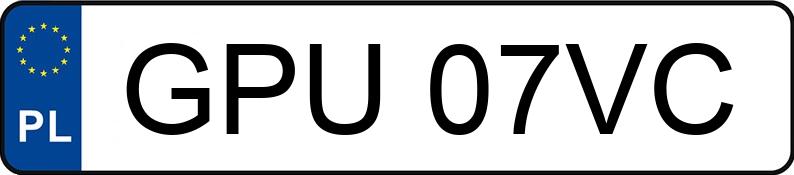 Numer rejestracyjny GPU 07VC posiada BMW 530 - GPU07VC Numer rejestracyjny GPU 07VC posiada BMW 530 - GPU07VC