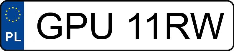 Numer rejestracyjny GPU 11RW posiada VOLKSWAGEN SCIROCCO - GPU11RW