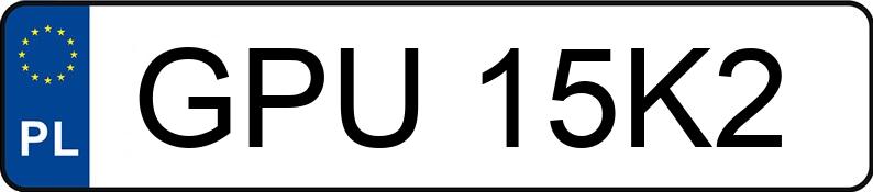 Numer rejestracyjny GPU 15K2 posiada SKODA OCTAVIA - GPU15K2 Numer rejestracyjny GPU 15K2 posiada SKODA OCTAVIA - GPU15K2