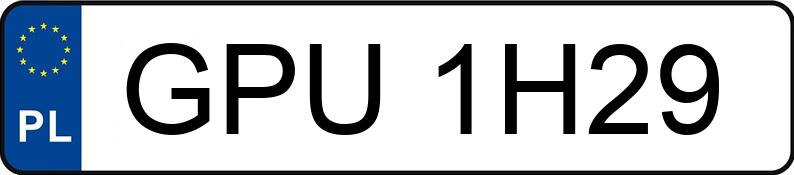 Numer rejestracyjny GPU 1H29 posiada FORD Mondeo 1.8 TDCi MR`07 E4 - GPU1H29