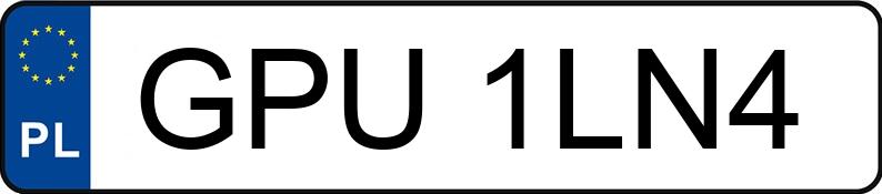 Numer rejestracyjny GPU 1LN4 posiada AUDI A6 - GPU1LN4