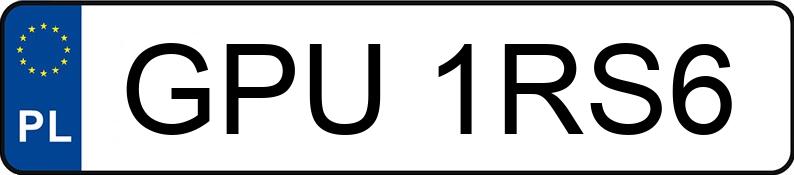 Numer rejestracyjny GPU 1RS6 posiada DAF XF 480 FT H4EN3 - GPU1RS6