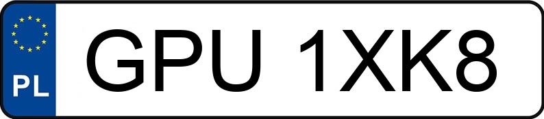 Numer rejestracyjny GPU 1XK8 posiada MERCEDES-BENZ ACTROS - GPU1XK8