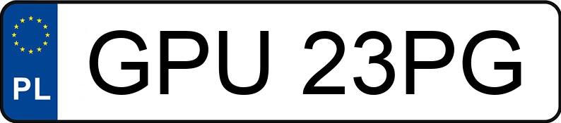 Numer rejestracyjny GPU 23PG posiada VOLKSWAGEN TOURAN - GPU23PG Numer rejestracyjny GPU 23PG posiada VOLKSWAGEN TOURAN - GPU23PG