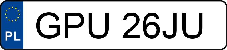 Numer rejestracyjny GPU 26JU posiada SKODA Fabia 1.4 MR`05 E4 Classic - GPU26JU