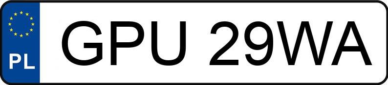 Numer rejestracyjny GPU 29WA posiada HONDA CIVIC - GPU29WA Numer rejestracyjny GPU 29WA posiada HONDA CIVIC - GPU29WA