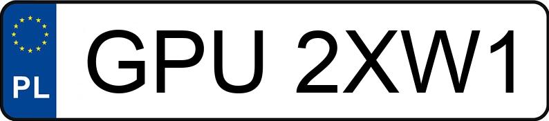 Numer rejestracyjny GPU 2XW1 posiada VOLKSWAGEN Passat GP 1.9 TDI MR`00 E3 Trendline - GPU2XW1 Numer rejestracyjny GPU 2XW1 posiada VOLKSWAGEN Passat GP 1.9 TDI MR`00 E3 Trendline - GPU2XW1