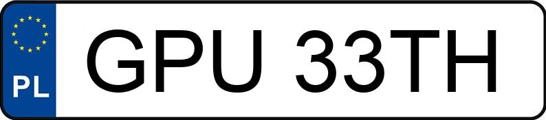 Numer rejestracyjny GPU 33TH posiada AUDI A4 - GPU33TH