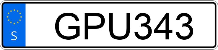 Numer rejestracyjny GPU343 posiada BMW 523i Touring