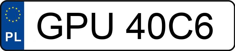 Numer rejestracyjny GPU 40C6 posiada AUDI Q3 TDI MR`11 E5 8U S tronic - GPU40C6