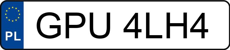 Registreringsnummeret GPU 4LH4 har SKODA Citigo MR`12 E5 Ambition - GPU4LH4