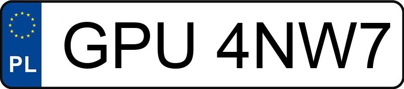 Numer rejestracyjny GPU 4NW7 posiada SAAB 9-3 - GPU4NW7