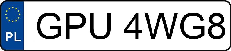 Numer rejestracyjny GPU 4WG8 posiada MERCEDES-BENZ 190 E 1.8 Kat. 201 190 E 1.8 Kat. 201 - GPU4WG8