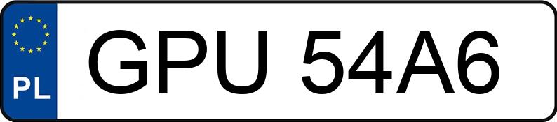 Numer rejestracyjny GPU 54A6 posiada FIAT PANDA - GPU54A6 Numer rejestracyjny GPU 54A6 posiada FIAT PANDA - GPU54A6
