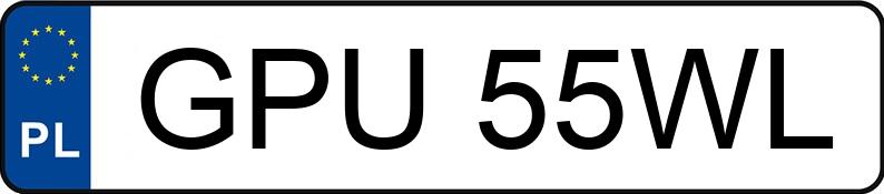 Numer rejestracyjny GPU 55WL posiada SUZUKI VITARA - GPU55WL