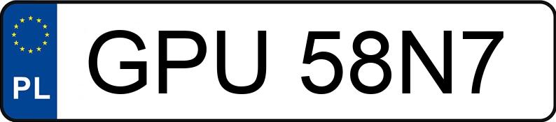 Numer rejestracyjny GPU 58N7 posiada SKODA Octavia 1.9 TDI MR`01 E3 Elegance - GPU58N7