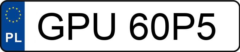 Numer rejestracyjny GPU 60P5 posiada BMW 330D - GPU60P5