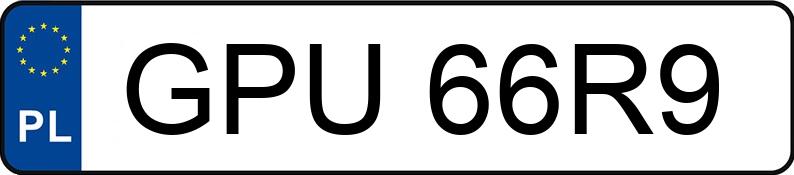 Numer rejestracyjny GPU 66R9 posiada SKODA Fabia 1.4 MR`99 E3 Comfort - GPU66R9 Numer rejestracyjny GPU 66R9 posiada SKODA Fabia 1.4 MR`99 E3 Comfort - GPU66R9