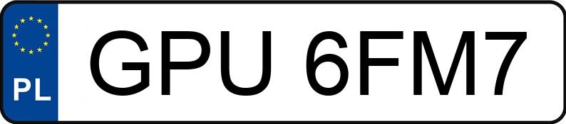 Numer rejestracyjny GPU 6FM7 posiada FSM-BIELSKO BIAŁA POLSKI FIAT 170/700 - GPU6FM7