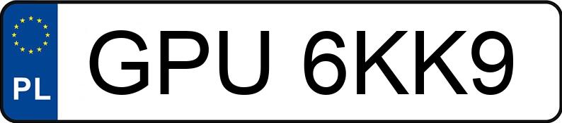 Numer rejestracyjny GPU 6KK9 posiada AUDI A6 - GPU6KK9
