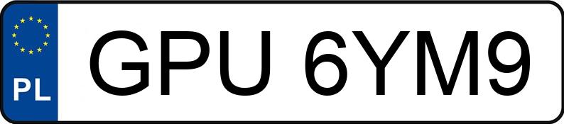Numer rejestracyjny GPU 6YM9 posiada SUZUKI GRAND VITARA - GPU6YM9