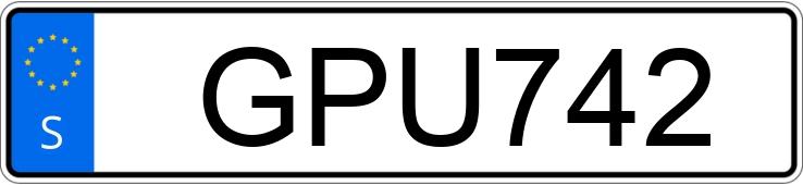 Numer rejestracyjny GPU742 posiada Seat  LEON MULTIFUEL REF LEON Leon 1.6 MultiFuel E85 (102hk)