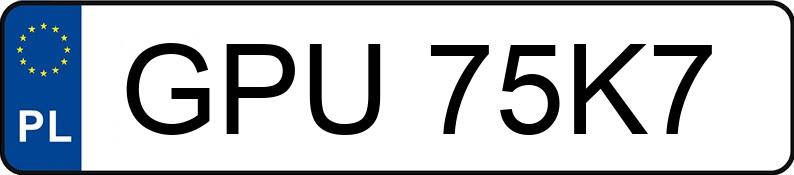 Le numéro d’enregistrement GPU 75K7 a OPEL Vectra C 2.0 MR`05 E4 Cosmo - GPU75K7