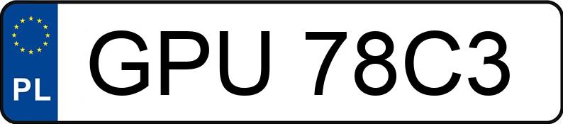 Numer rejestracyjny GPU 78C3 posiada FORD MONDEO 2.0 D TURNIER - GPU78C3 Numer rejestracyjny GPU 78C3 posiada FORD MONDEO 2.0 D TURNIER - GPU78C3