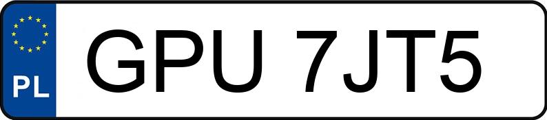 Numer rejestracyjny GPU 7JT5 posiada FORD FIESTA - GPU7JT5