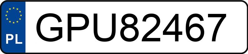 El número de registro GPU 82467 tiene Voldzwagen 2.0tdi - GPU82467