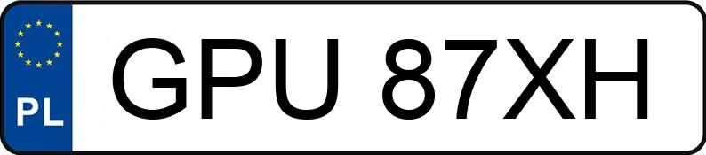 Numer rejestracyjny GPU 87XH posiada AUDI 80 1.9 TDi Kat. B4 80 1.9 TDi Kat. B4 - GPU87XH