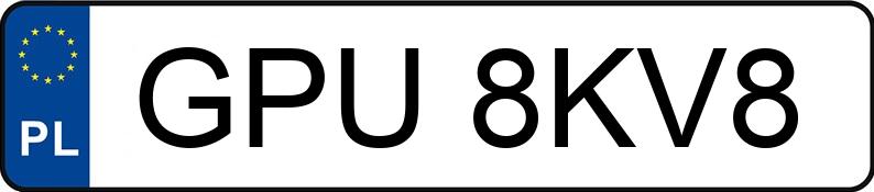 Numer rejestracyjny GPU 8KV8 posiada VOLVO V50 2.0 D MR`04 E4 V50 2.0 D MR`04 E4 - GPU8KV8