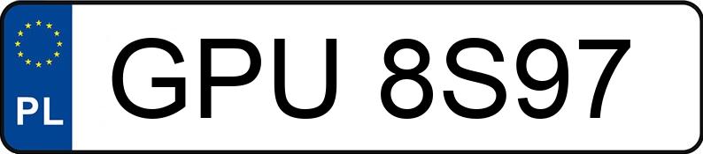 Numer rejestracyjny GPU 8S97 posiada VOLKSWAGEN Bora 1.9 TD MR`98 E3 Basis - GPU8S97