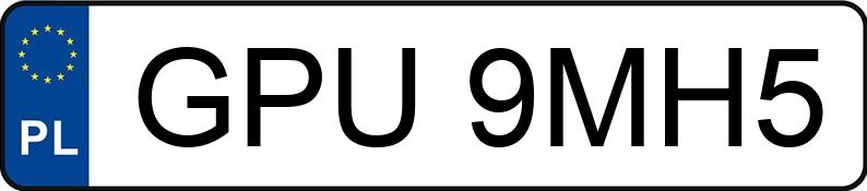 Numer rejestracyjny GPU 9MH5 posiada MERCEDES-BENZ A 170 MR`04 E3 169 Avantgarde - GPU9MH5