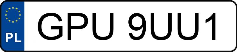 Numer rejestracyjny GPU 9UU1 posiada KIA OPTIMA - GPU9UU1 Numer rejestracyjny GPU 9UU1 posiada KIA OPTIMA - GPU9UU1