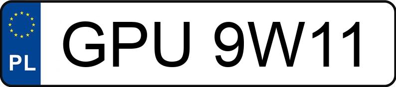 Numer rejestracyjny GPU 9W11 posiada AUDI 80 - GPU9W11 Numer rejestracyjny GPU 9W11 posiada AUDI 80 - GPU9W11
