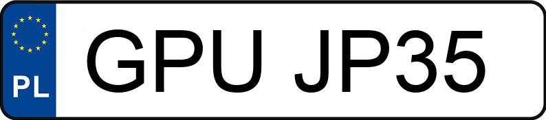 Registreringsnumret GPU JP35 har SCHMITZ CARGOBULL  SCB*S3 - GPUJP35