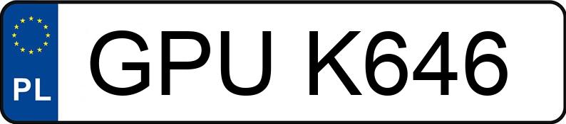 Numer rejestracyjny GPU K646 posiada TOYOTA Corolla 2.0 Diesel Kat. XL - GPUK646