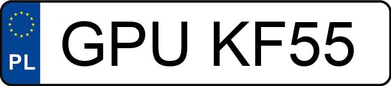 Numer rejestracyjny GPU KF55 posiada AUDI A4 - GPUKF55