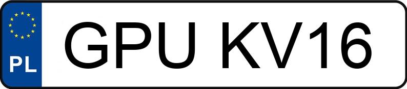 Numer rejestracyjny GPU KV16 posiada BMW 535i Kat. MR`95 E39 535i Kat. MR`95 E39 - GPUKV16