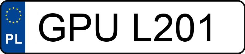 Numer rejestracyjny GPU L201 posiada MERCEDES-BENZ 210 - GPUL201