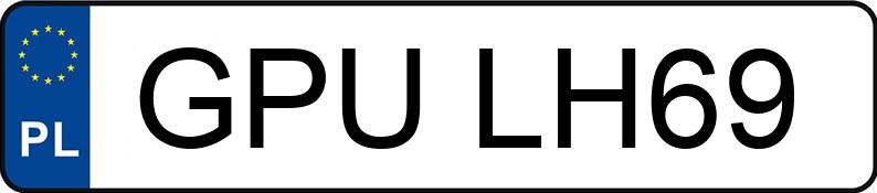 Numer rejestracyjny GPU LH69 posiada MERCEDES-BENZ C 300 - GPULH69