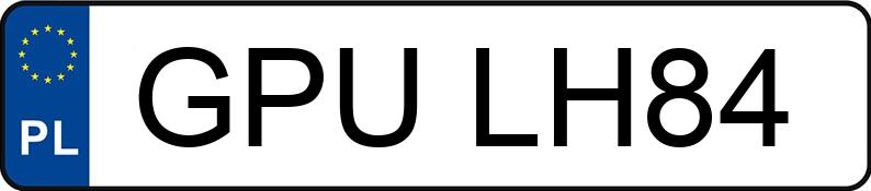 Numer rejestracyjny GPU LH84 posiada VOLKSWAGEN Tiguan NF 2.0 Diesel MR`16 E6 Trendline SCR - GPULH84
