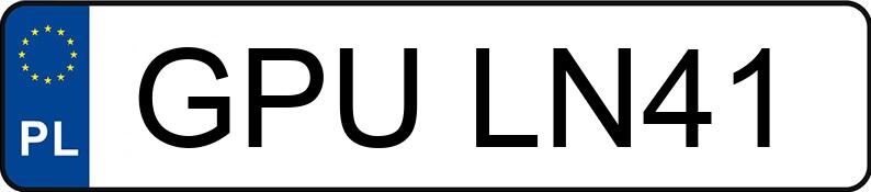 Numer rejestracyjny GPU LN41 posiada BMW 340I XDRIVE - GPULN41