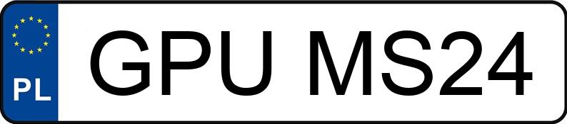 Numer rejestracyjny GPU MS24 posiada AUDI A4 AVANT - GPUMS24