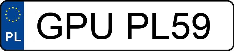 Numer rejestracyjny GPU PL59 posiada FORD FOCUS - GPUPL59