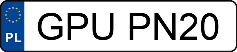 Numer rejestracyjny GPU PN20 posiada CHEVROLET Cruze 2.0 VCDi MR`09 E4 Base - GPUPN20 Numer rejestracyjny GPU PN20 posiada CHEVROLET Cruze 2.0 VCDi MR`09 E4 Base - GPUPN20