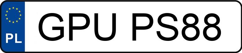 Numer rejestracyjny GPU PS88 posiada CARTHAGO CHIC C-LINE I 6.2 XL QB - GPUPS88