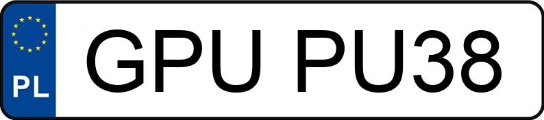 Numer rejestracyjny GPU PU38 posiada HYUNDAI i30 1.4 MR`07 E4 Base Plus - GPUPU38