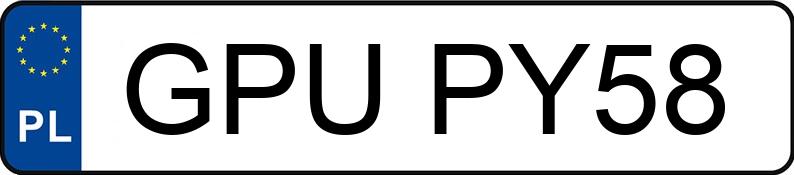 Numer rejestracyjny GPU PY58 posiada VOLVO C70 - GPUPY58